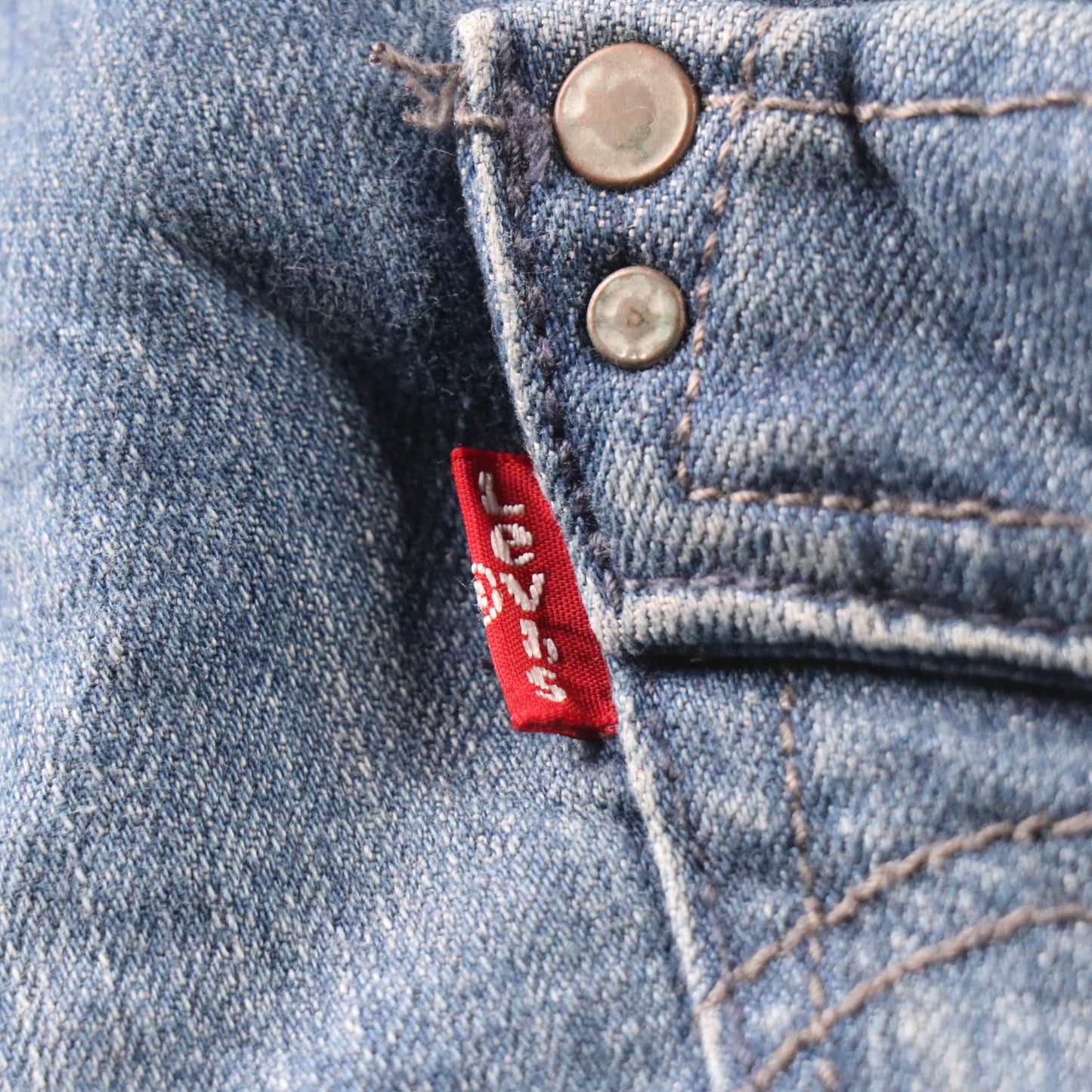 Levi's 301 Red Tab W34 L31 Slim Blue Denim Jeans
