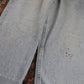 Lee W38 L30 Tapered Leg Loose Fit Blue Denim Jeans