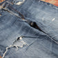 Levi's 514 W32 L31 Straight Leg Classic Ripped Style Blue Denim Jeans