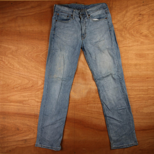 Levi's 514 Red Tab W32 L31 Straight Leg Blue Denim Jeans