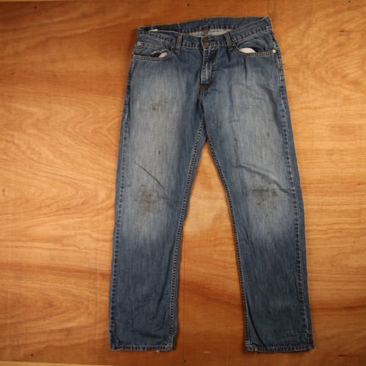 Levi's 501 Red Tab W34 L30 Original Fit Blue Denim Jeans