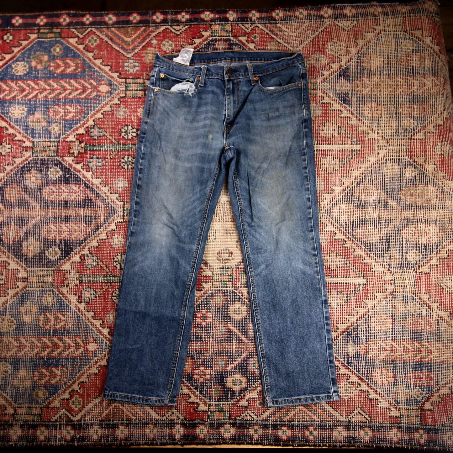 Levi's 541 W34 L27 Tapered Leg Blue Denim Jeans