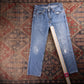 Levi's 516 Red Tab W32 L28 Straight Leg Blue Denim Jeans