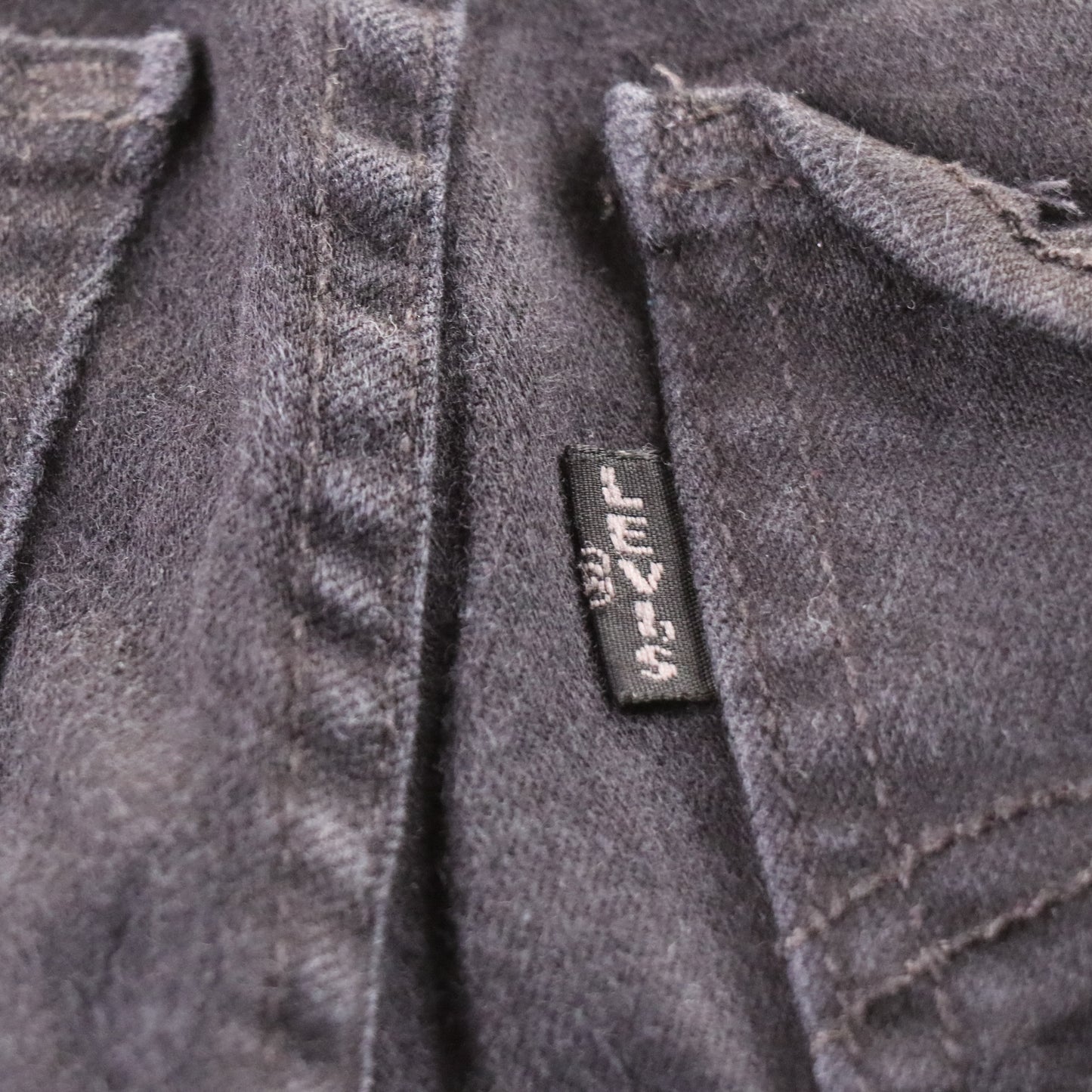 Levi's 306 Black Tab W24 L29 Super Skinny Classic Ripped Style Black Denim Jeans