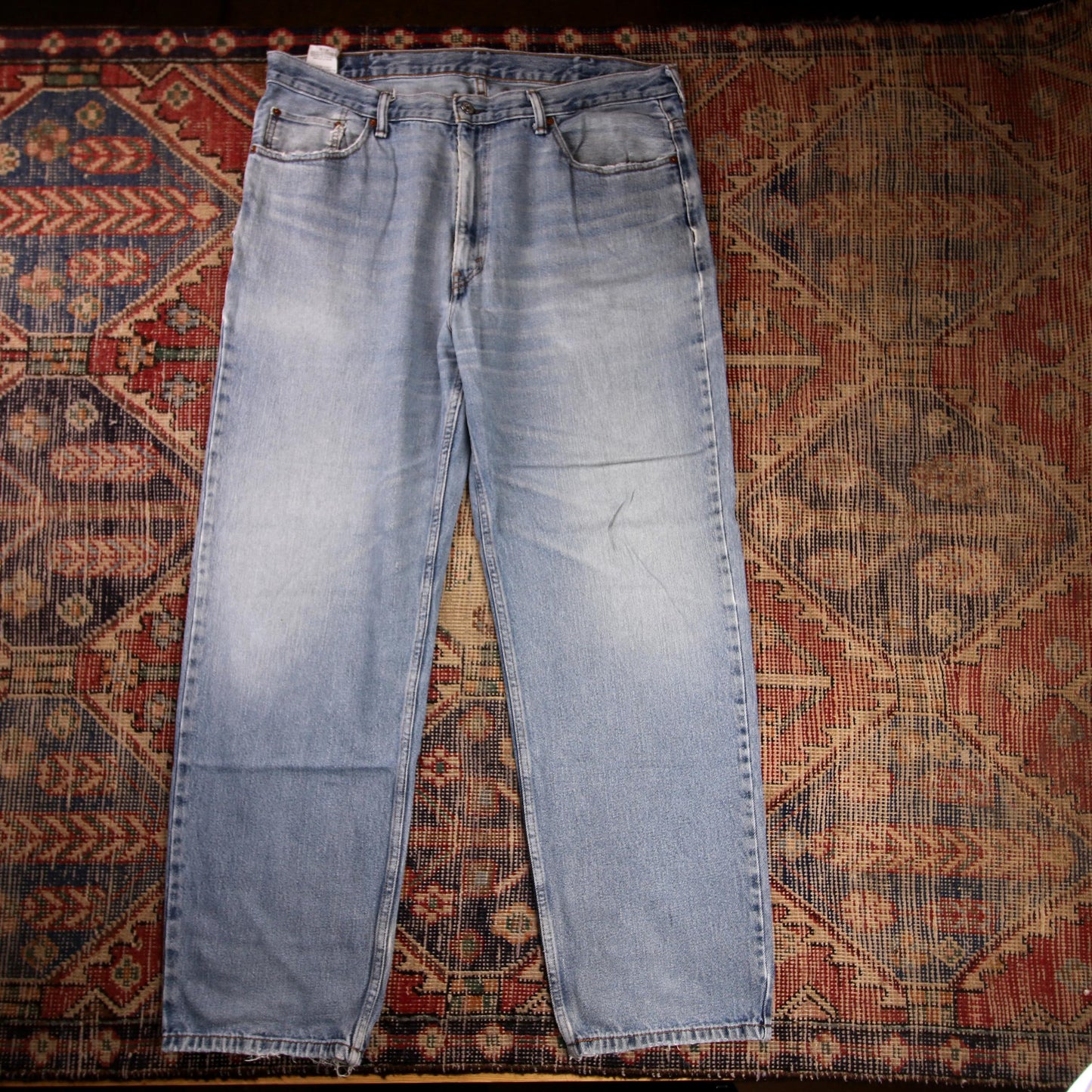 Levi's 550 W38 L31 Tapered Leg Relaxed Fit Blue Denim Jeans
