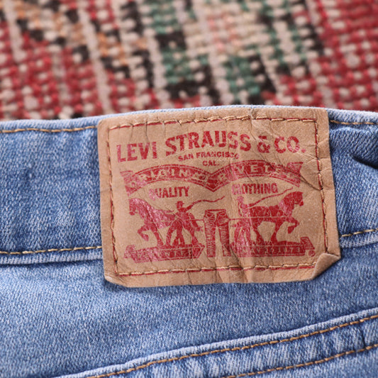 Levi's 721 Red Tab W26 L28 Skinny Blue Denim Jeans