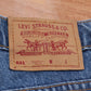 Levi's 521 Red Tab W32 L27 Straight Leg Blue Denim Jeans