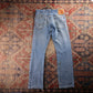 Levi's 517 Red Tab W28 L30 Bootcut Slim Fit Blue Denim Jeans