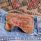 Levi's 505 W34 L29 Straight Leg Regular Fit Blue Denim Jeans