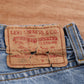 Levi's 505 Red Tab W34 L33 Straight Leg Regular Fit Blue Denim Jeans