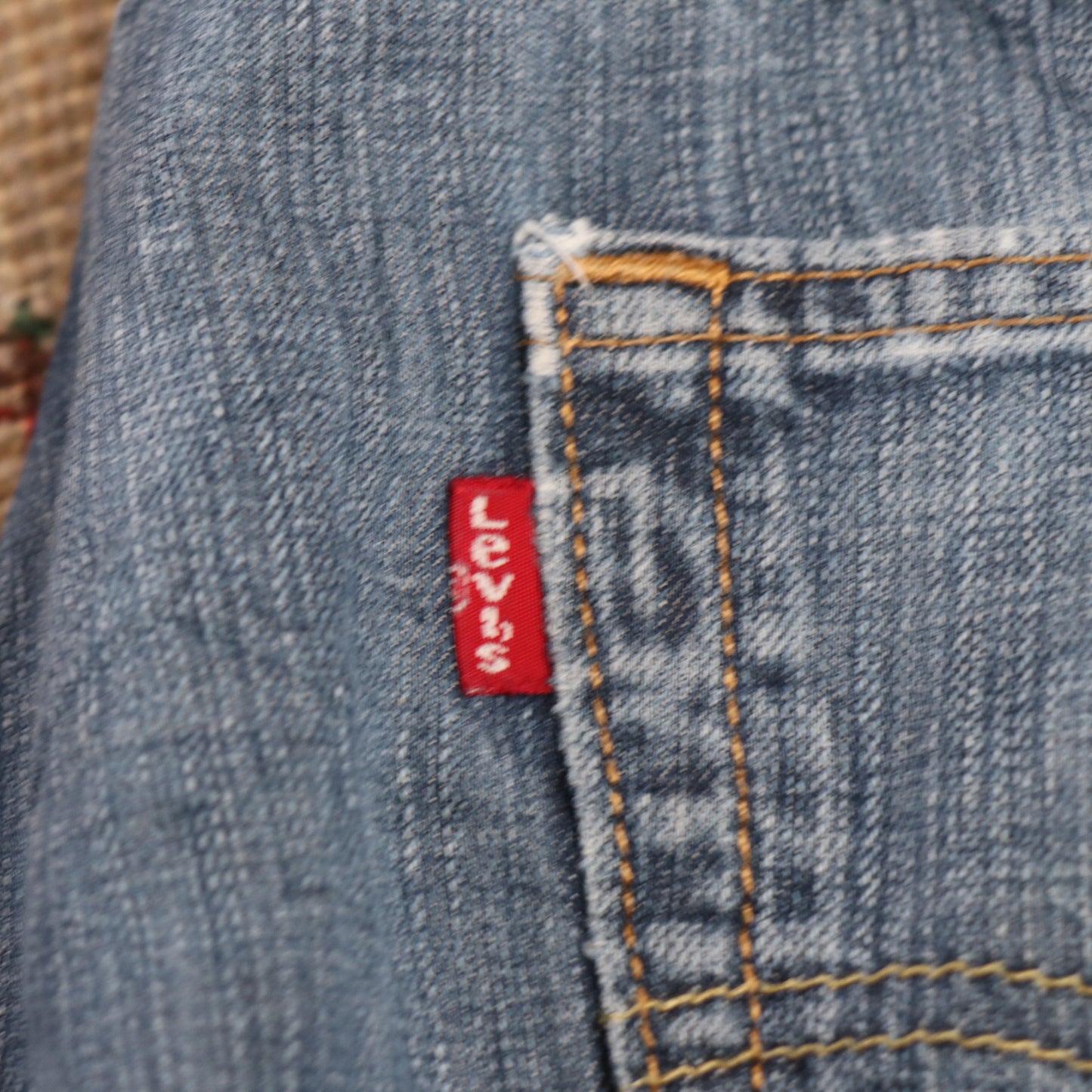 Levi's 505 W36 L30 Straight Leg Regular Fit Blue Denim Jeans