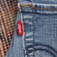 Levi's 512 W26 L30 Tapered Leg Slim Fit Blue Denim Jeans