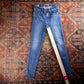Levi's 721 Red Tab W32 L29 Skinny Blue Denim Jeans
