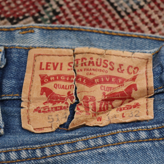 Levi's 514 W38 L30 Straight Leg Blue Denim Jeans