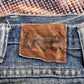 Lee W34 L27 Straight Leg Relaxed Fit Blue Denim Jeans