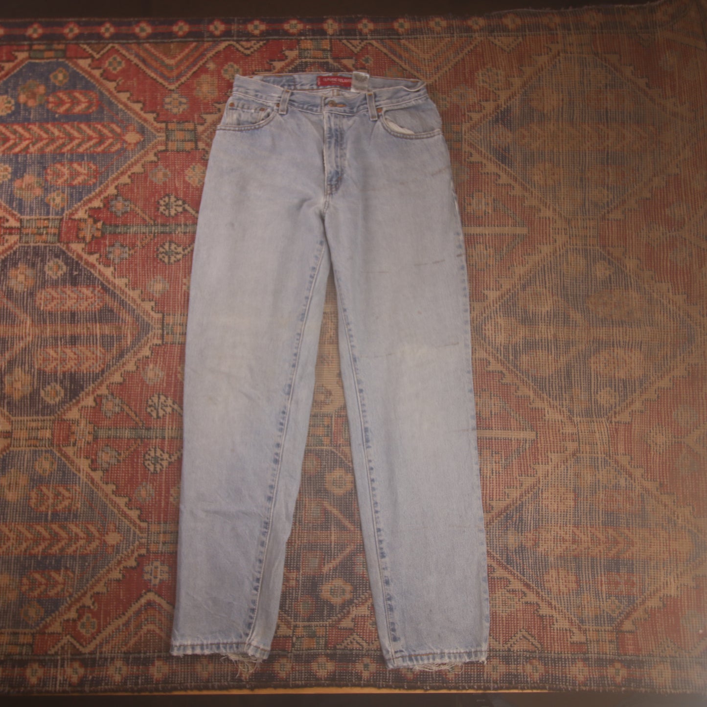 Levi's 550 W28 L30 Tapered Leg Relaxed Fit Blue Denim Jeans