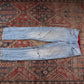 Levi's 514 W28 L30 Straight Leg Classic Ripped Style Blue Denim Jeans