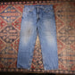 Levi's 550 W40 L30 Tapered Leg Relaxed Fit Blue Denim Jeans