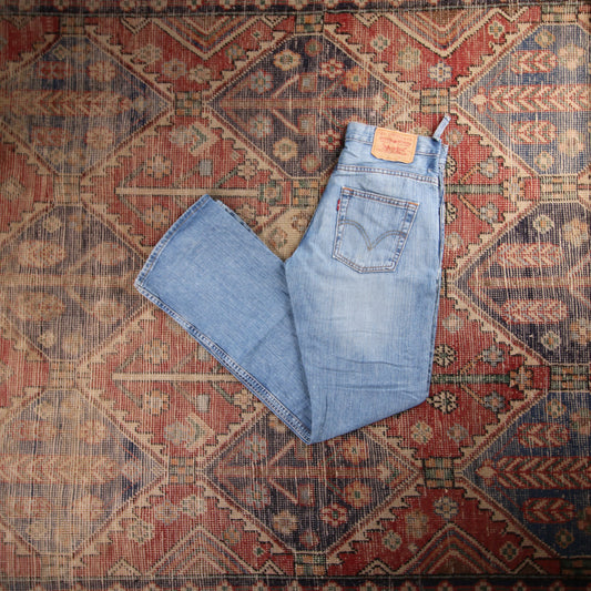 Levi's Red Tab W56 L32 Bootcut Jeans Blue Denim Jeans