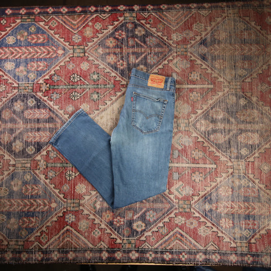 Levi's 514 W34 L30 Straight Leg Blue Denim Jeans