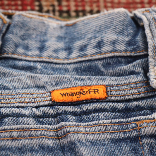 Wrangler W36 L30 Straight Blue Denim Jeans