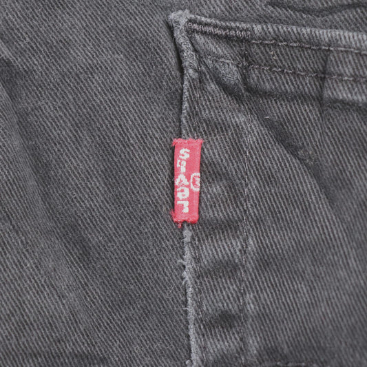Levi's W34 L29 Straight Leg Black Denim Jeans