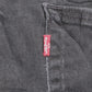 Levi's W34 L29 Straight Leg Black Denim Jeans