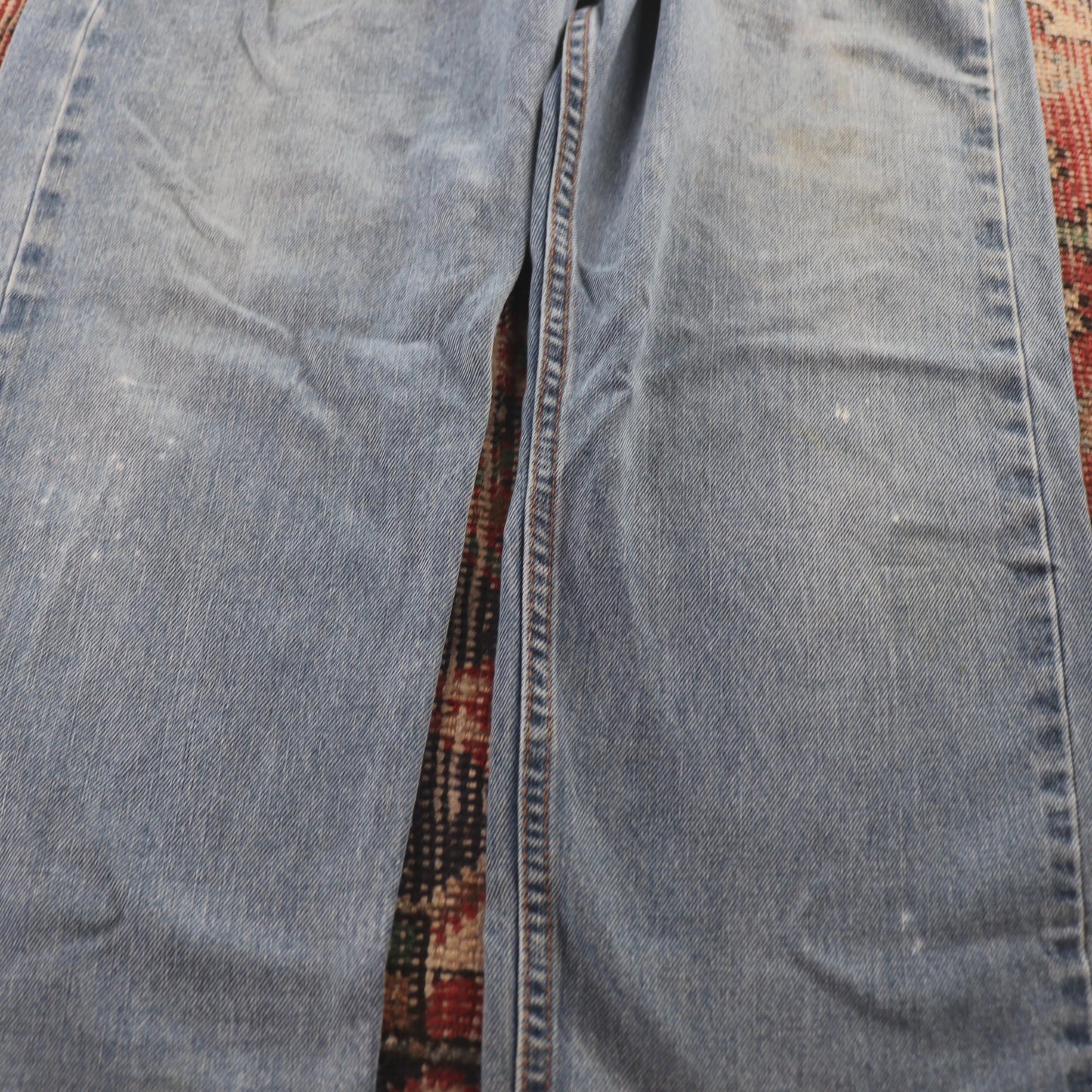 Levi's 505 Red Tab W36 L28 Straight Leg Regular Fit Blue Denim Jeans