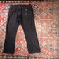 Wrangler W36 L29 Straight Leg Relaxed Fit Black Denim Jeans