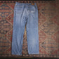 Lee W36 L30 Straight Leg Loose Fit Blue Denim Jeans