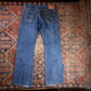 Levi's 517 W38 L33 Bootcut Slim Fit Blue Denim Jeans