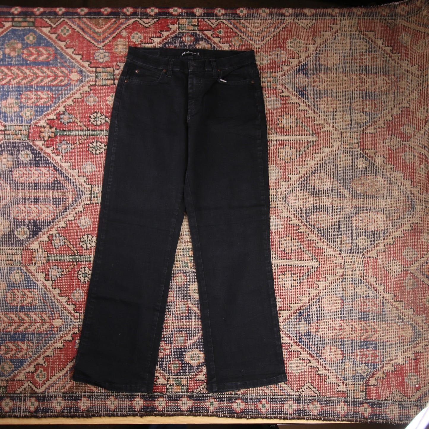 Lee W32 L28 Relaxed Fit Tapered Leg Blue Denim Jeans