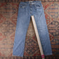 Levi's 505 Red Tab W34 L33 Straight Leg Regular Fit Blue Denim Jeans