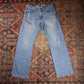 Wrangler W32 L29 Straight Leg Relaxed Fit Blue Denim Jeans