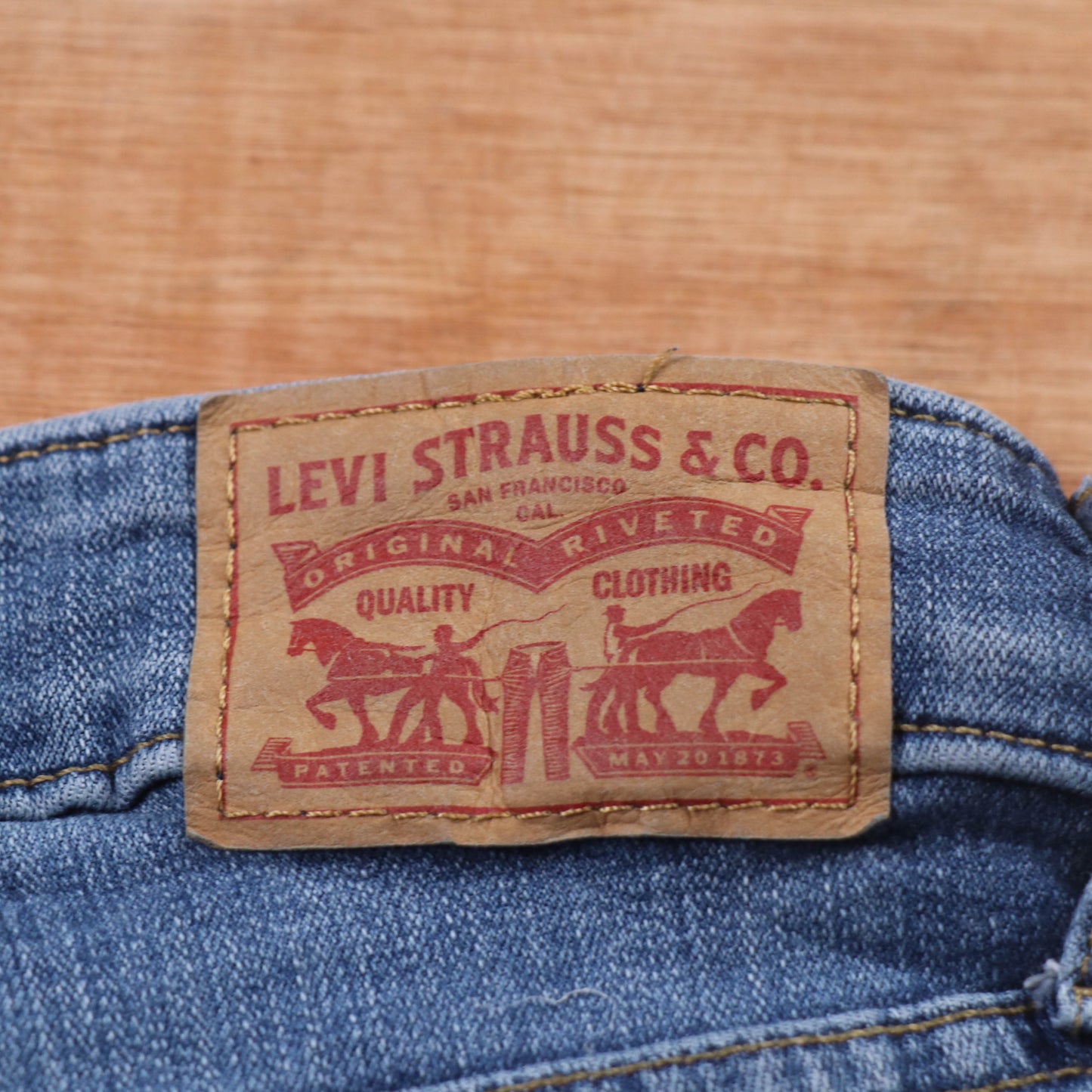 Levi's 711 Red Tab W28 L27 Skinny Blue Denim Jeans