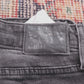 Levi's 711 W30 L31 Skinny Classic Ripped Style Black Denim Jeans
