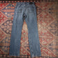 Lee W32 L32 Straight Leg Relaxed Fit Classic Ripped Style Blue Denim Jeans