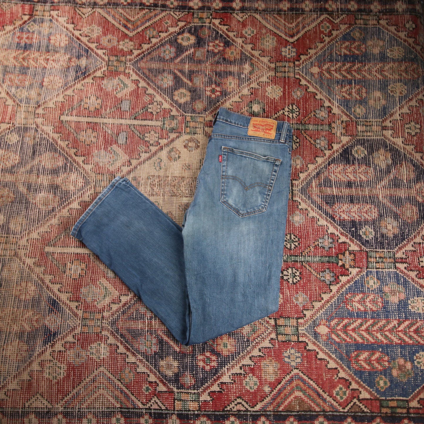 Levi's 514 W34 L30 Straight Leg Blue Denim Jeans
