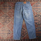 Levi's 505 Red Tab W32 L32 Straight Leg Regular Fit Blue Denim Jeans
