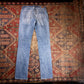 Levi's W30 L34 Skinny Classic Ripped Style Blue Denim Jeans