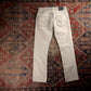 Levi's W28 L28 Straight Beige Denim Jeans