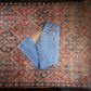 Wrangler W34 L30 Straight Leg Relaxed Fit Blue Denim Jeans
