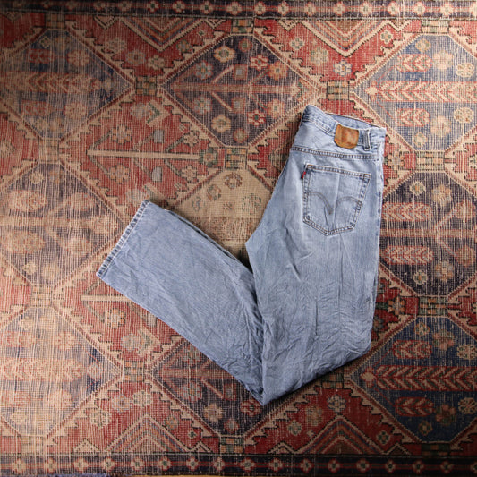 Levi's 559 Red Tab W36 L31 Straight Leg Relaxed Fit Blue Denim Jeans