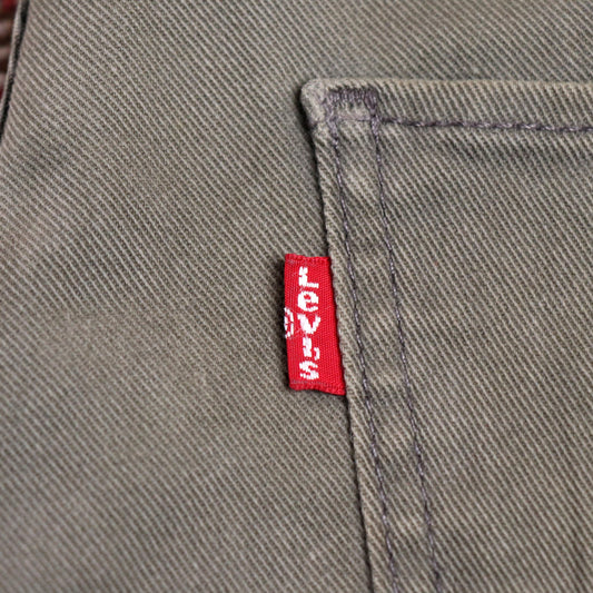 Levi's W34 L30 Straight Leg Loose Fit Blue Denim Jeans