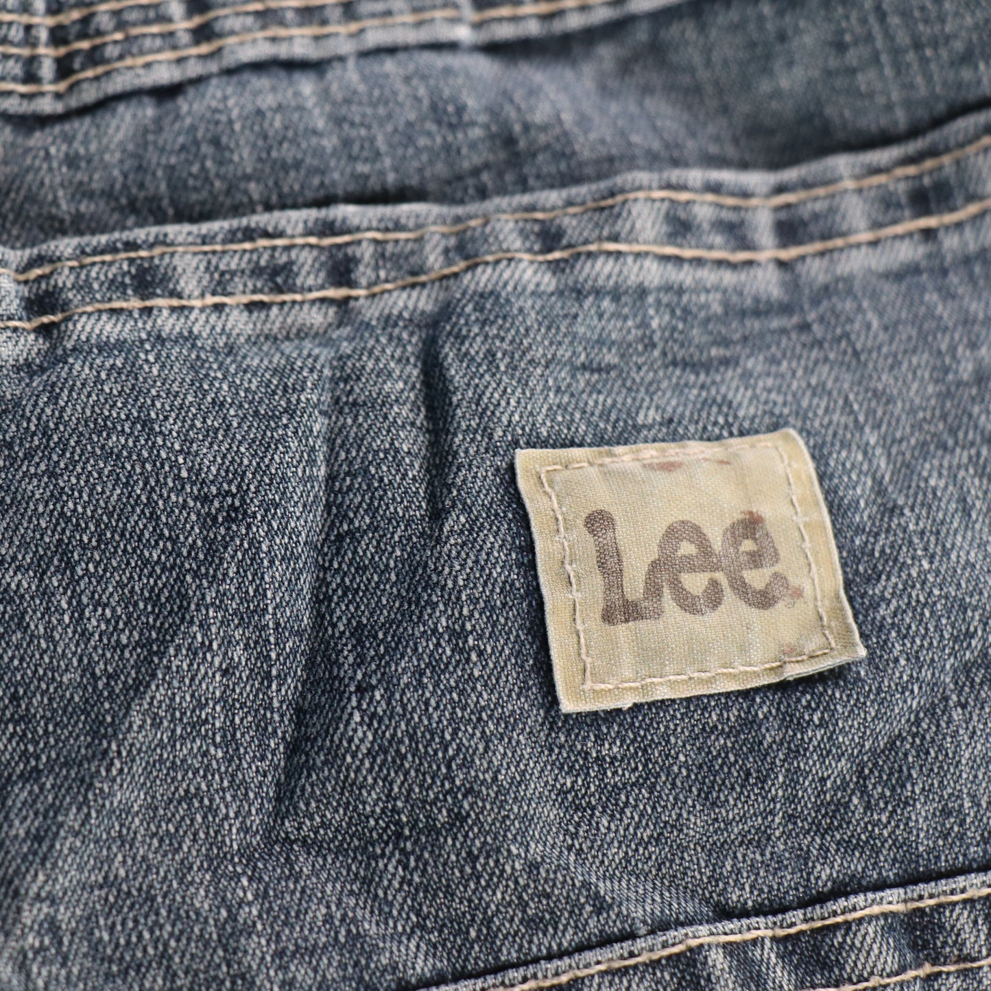 Lee W36 L31 Carpenter Classic Ripped Style Blue Denim Jeans