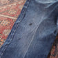 Levi's 517 Red Tab W36 L31 Bootcut Slim Fit Classic Ripped Style Blue Denim Jean