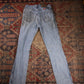 Wrangler W30 L35 Straight Leg Regular Fit Classic Ripped Style Blue Denim Jeans