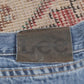 Lee W34 L28 Straight Leg Relaxed Fit Blue Denim Jeans