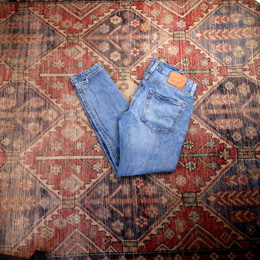Levi's 512 W32 L28 Tapered Leg Slim Fit Blue Denim Jeans