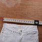 Levi's 505 Red Tab W32 L28 Straight Leg Regular Fit White Denim Jeans